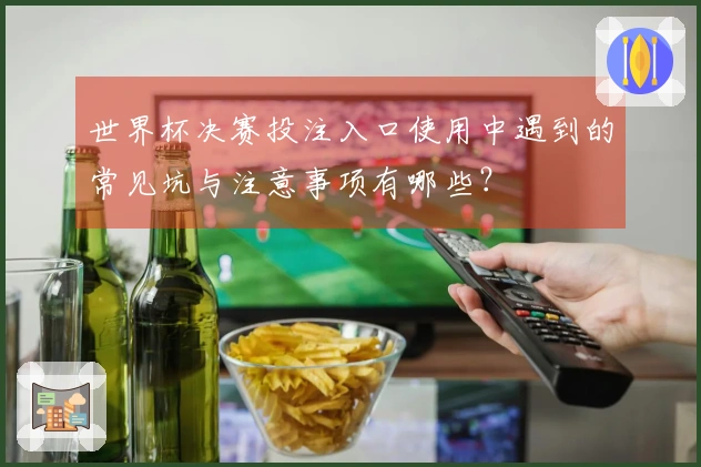 世界杯决赛投注入口使用中遇到的常见坑与注意事项有哪些?